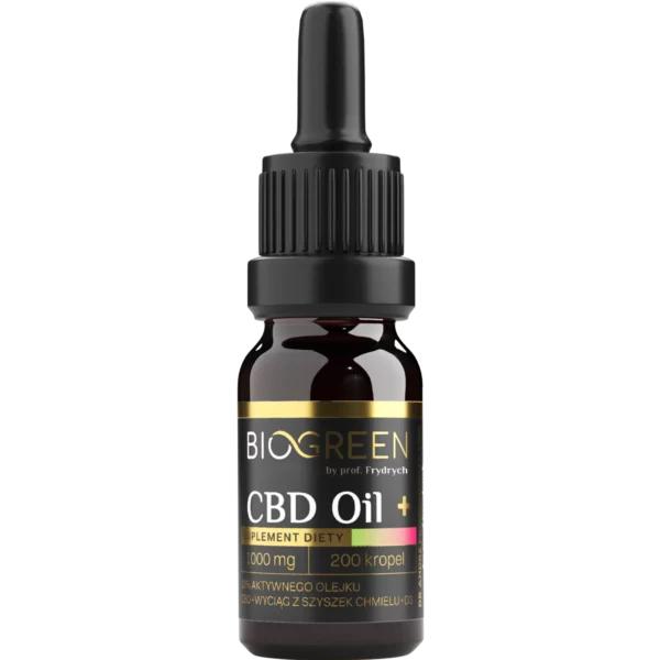 Olej CBD 10% BIOGREEN by prof. Frydrychowski