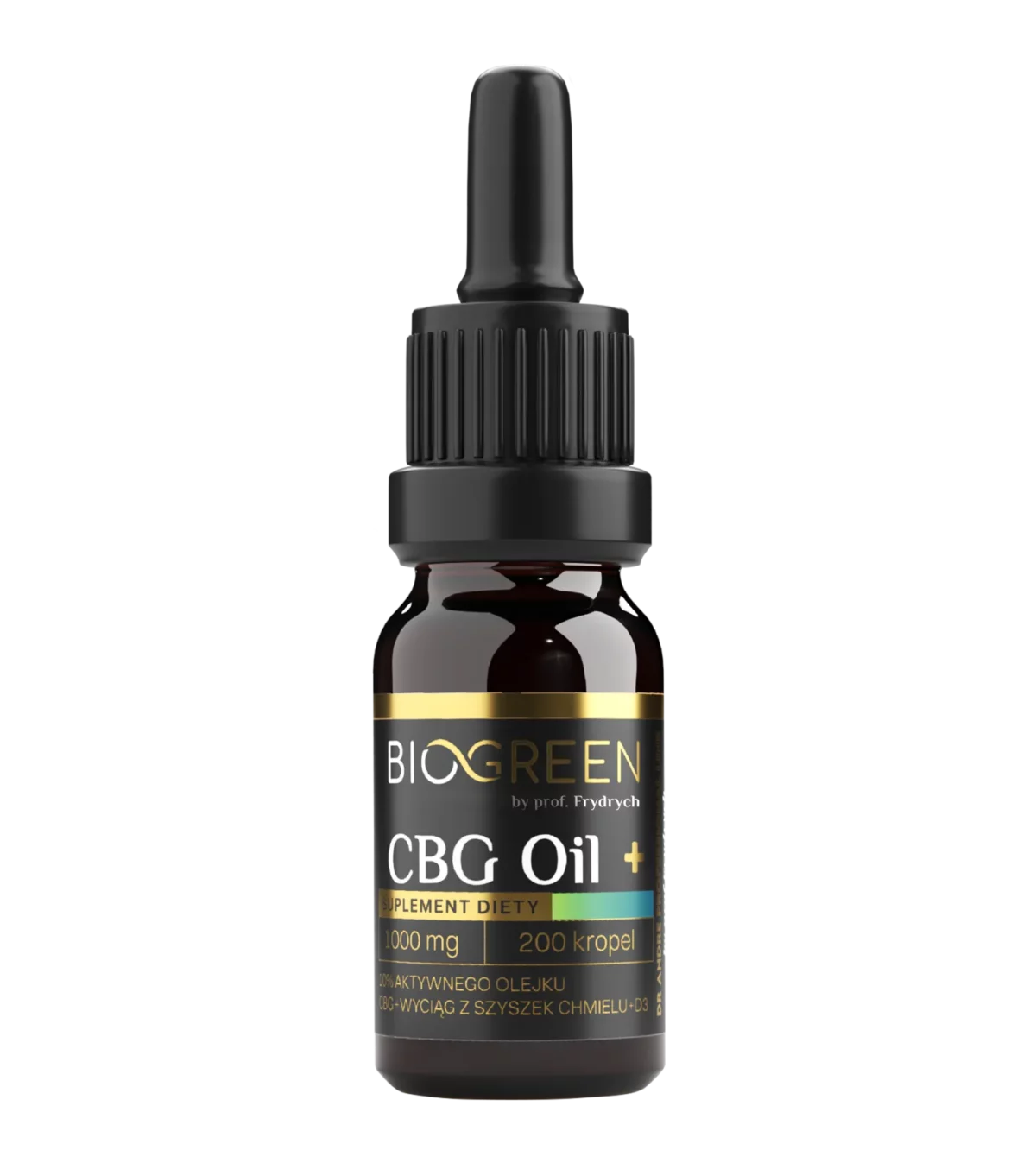 Olej CBG 10% BIOOGREEN by prof. Frydrychowski