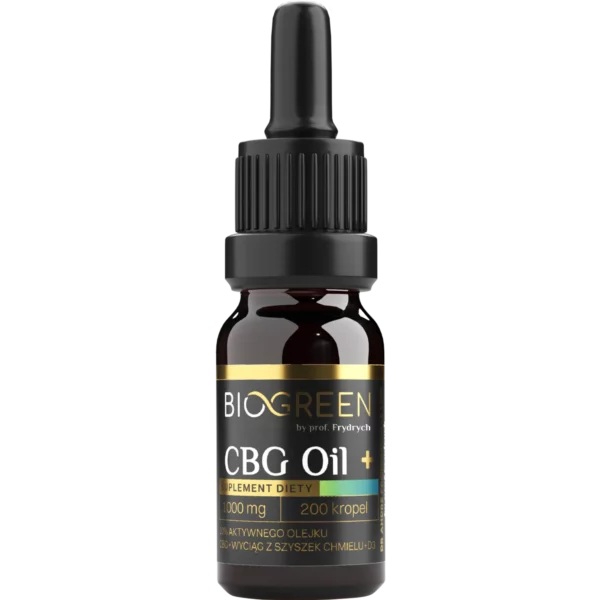 Olej CBG 10% BIOOGREEN by prof. Frydrychowski