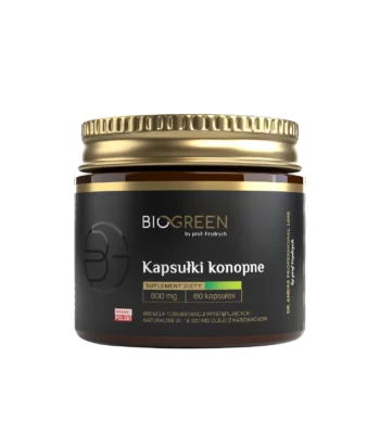 Kapsułki konopne BIOGREEN by prof. Frydrychowski