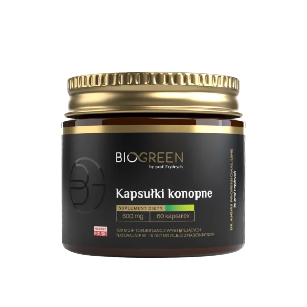 Kapsułki konopne BIOGREEN by prof. Frydrychowski