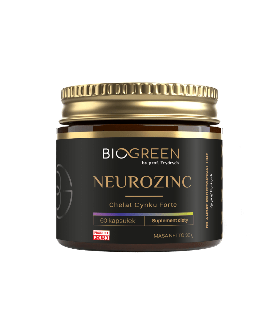 Neurozinc - chelat cynku forte z glicyną (60 kapsułek)